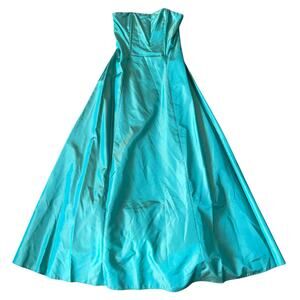 Jessica McClintock Gunne Sax Vintage Dress Corset Iridescent Prom